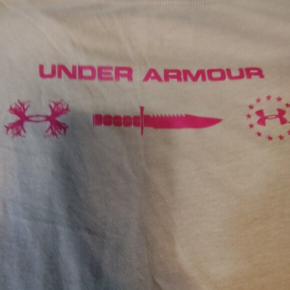 Under Armour Shirt Mens XL Black Always Lethal‎ Heatgear Loose Athletic Pullover - Picture 5 of 8